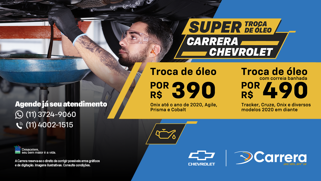 SUPER TROCA DE ÓLEO CHEVROLET