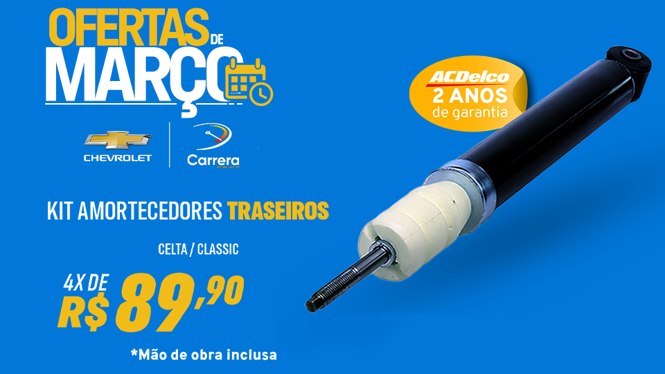 KIT AMORTECEDORES TRASEIROS