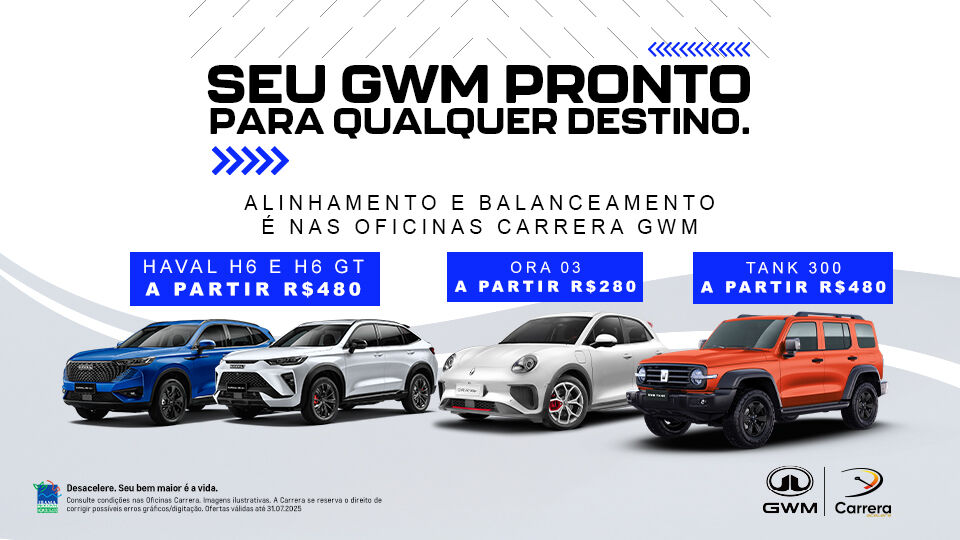 ALINHAMENTO E BALANCEAMENTO PARA SEU GWM