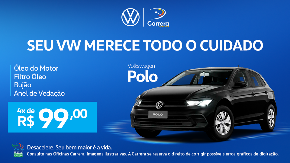 TROCA DE ÓLEO + FILTRO + BUJÃO + ANEL DE VEDAÇÃO