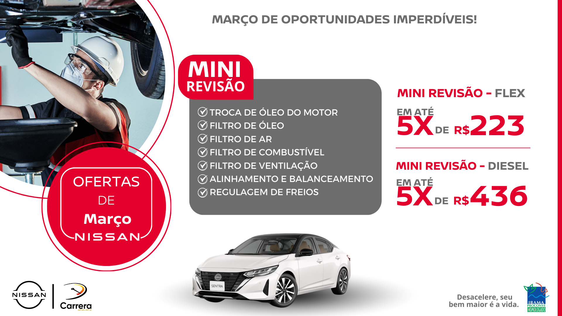 MINI REVISÃO NISSAN (FLEX E DIESEL)