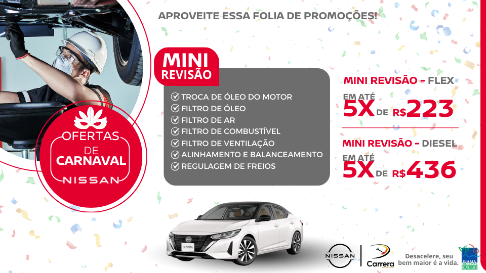 MINI REVISÃO NISSAN (FLEX E DIESEL)
