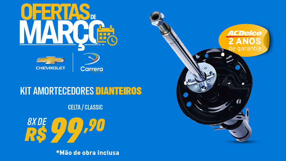 KIT AMORTECEDORES DIANTEIROS