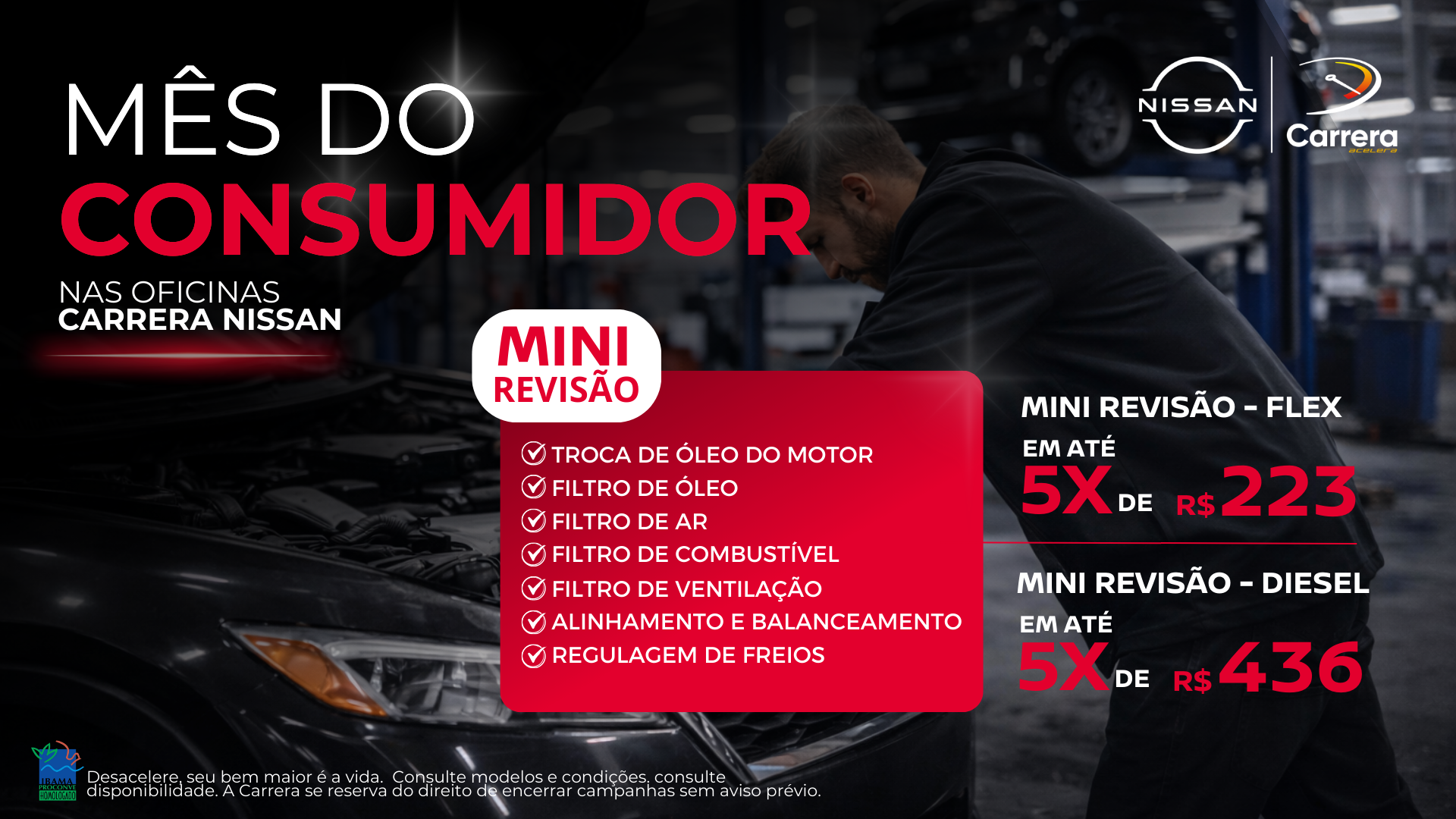 MINI REVISÃO NISSAN (FLEX E DIESEL)
