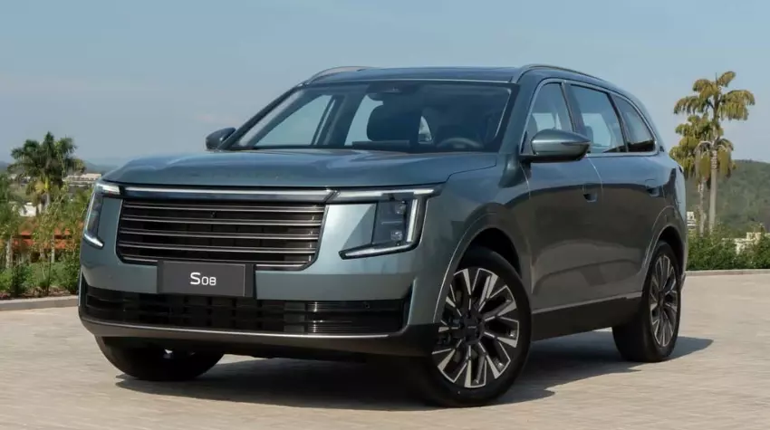 Thumbnail Jetour S08 chega ao Brasil: novo SUV híbrido de 7 lugares tem 339 cv e preço de R$ 259.900 3