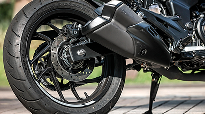 Suspensão traseira Nitrox para conforto e estabilidade