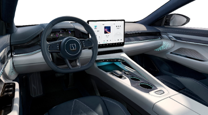 Painel digital e multimídia premium de 15,4”