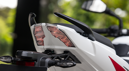 Suspensão traseira Nitrox para conforto e estabilidade