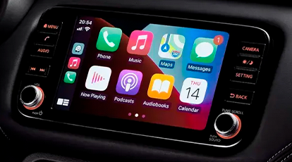 Interior moderno com painel digital premium