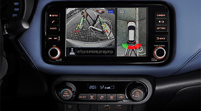 Câmera de ré com visão 360° Graus