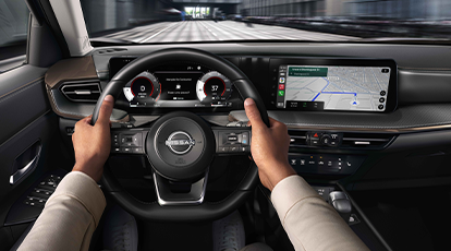 Tecnologia Nissan Connect com tela de 9” e conectividade total