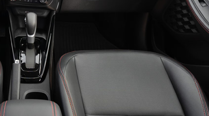 Muito mais espaço na segunda fileira