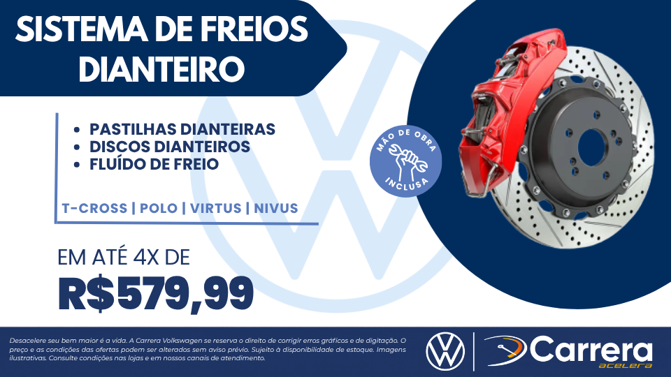 SISTEMA DE FREIOS DIANTEIROS