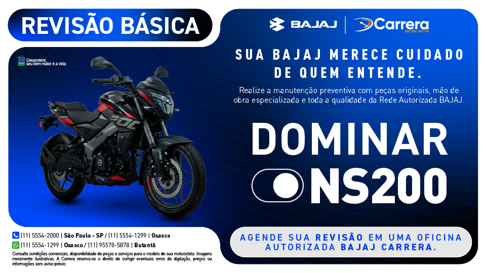 REVISÃO BÁSICA - DOMINAR NS200