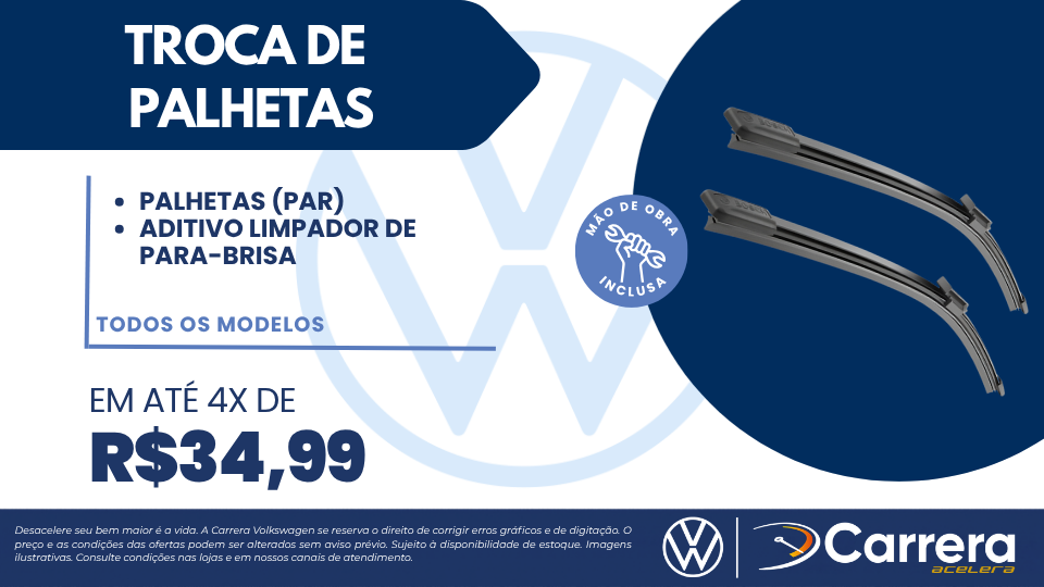 TROCA DE PALHETAS