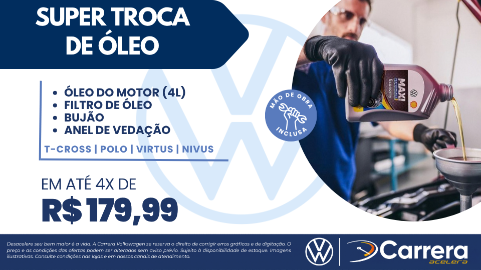 TROCA DE ÓLEO