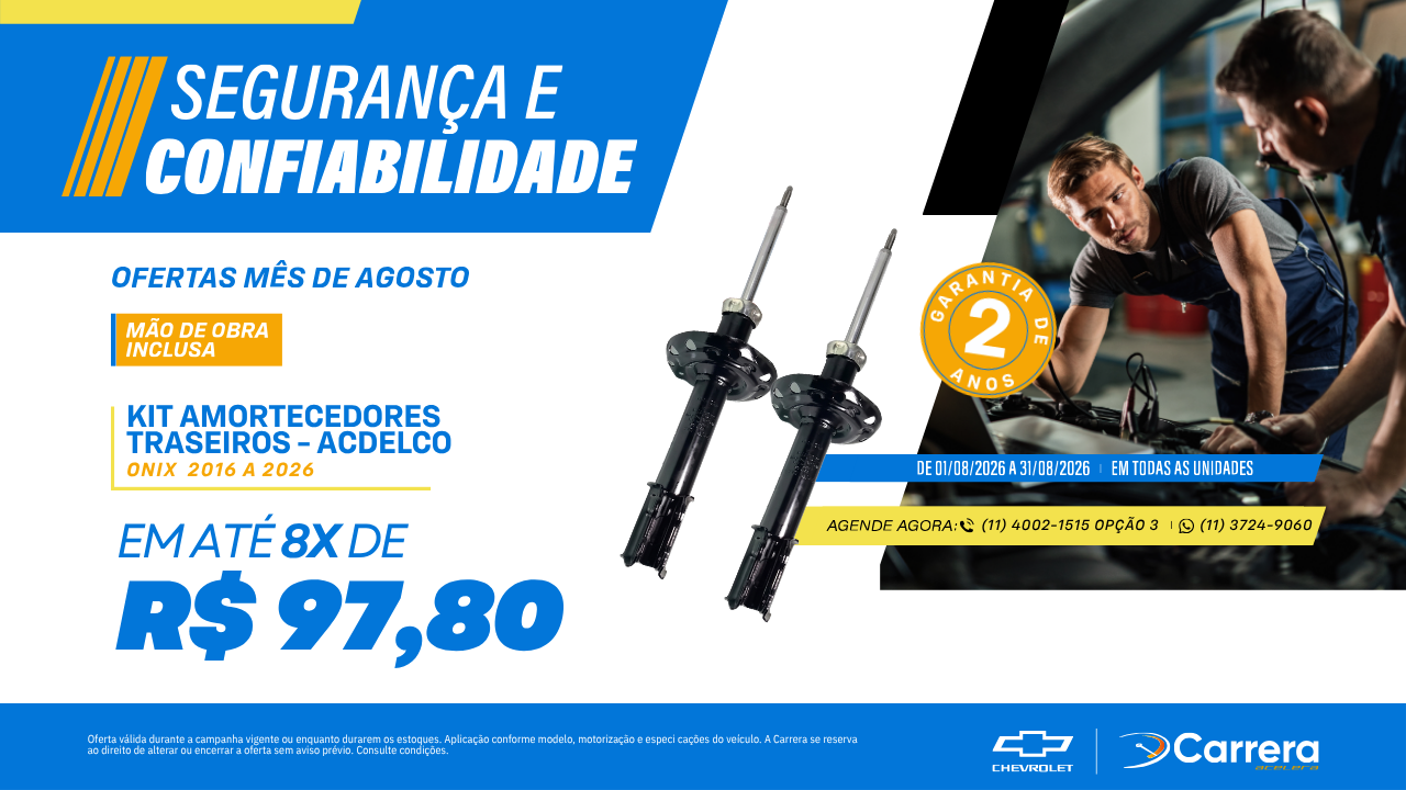 TROCA DOS AMORTECEDORES TRASEIROS