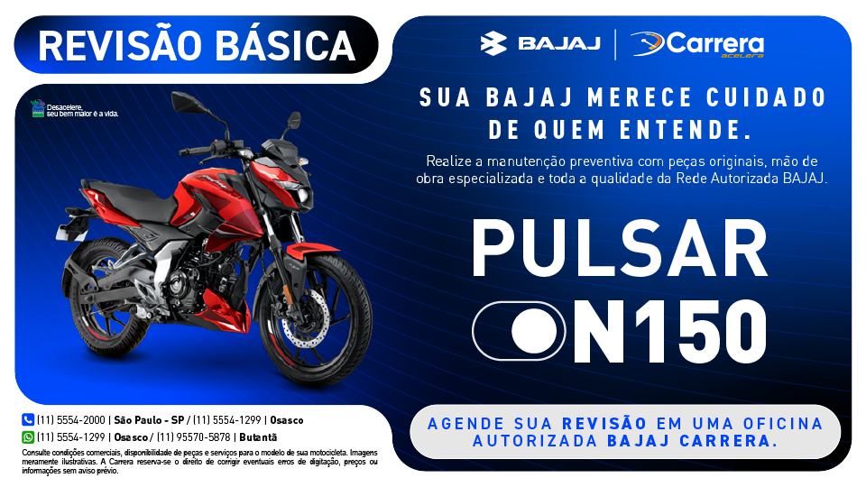 REVISÃO BÁSICA - PULSAR N150