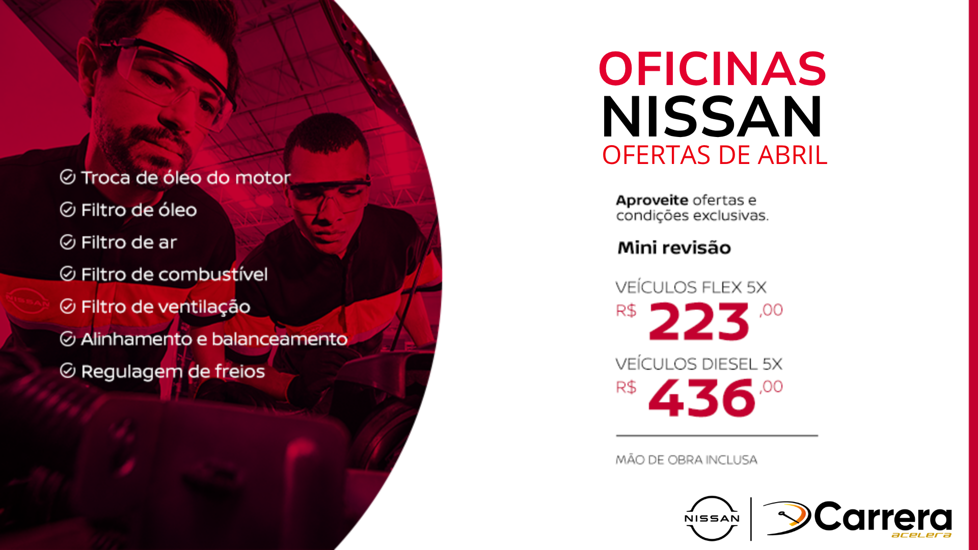 MINI REVISÃO NISSAN (FLEX E DIESEL)