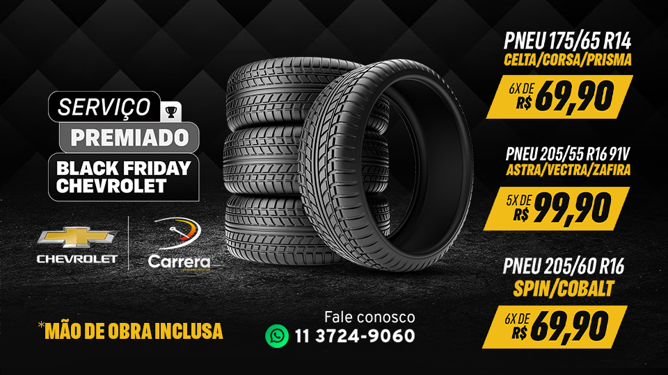PNEU  175/65 R14 / 205/55 R16 91V / 205/60 R16 JÁ INSTALADO