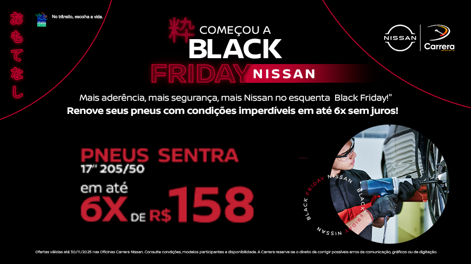 PNEUS SENTRA ARO 17” 205/50 INSTALADOS