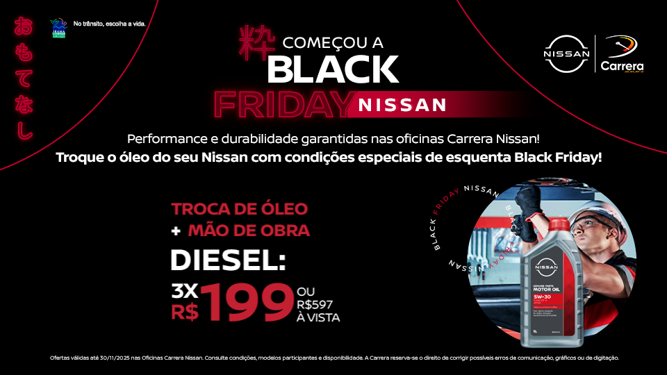 TROCA DE ÓLEO COM MÃO DE OBRA INCLUSA (CARROS A DIESEL)